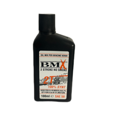 Olio Miscela per motori 2 Tempi 100% sintetico - Mod. BMX-2T da 100 ml