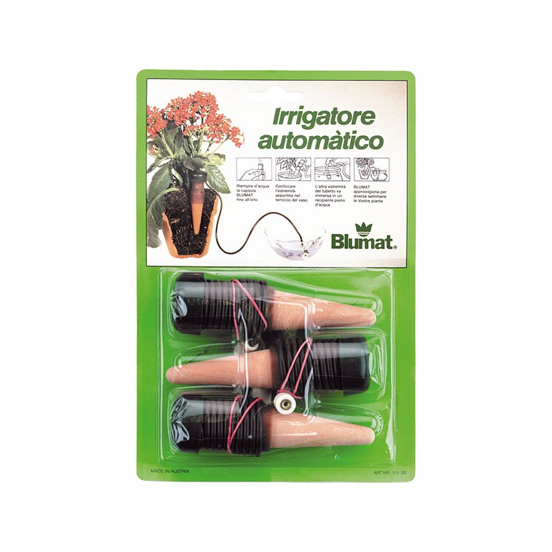 Irrigatore automatico BLUMAT blister da 3pz - Stocker