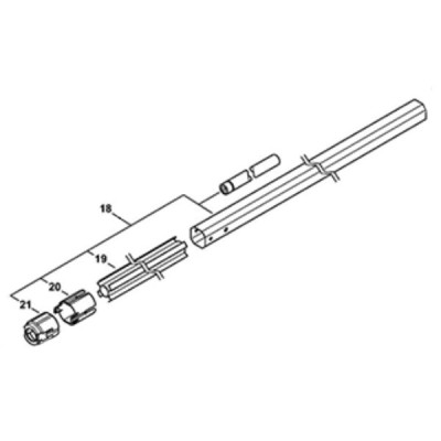 Stelo esterno potatore/sramatore telescopico Stihl HT 75 - HT 103 - HT 133 - Ricambio Originale