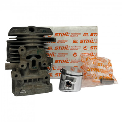 Cilindro e pistone Ø 37 mm Stihl per Motosega Cod. 1137-020-1207 - Ricambio Originale