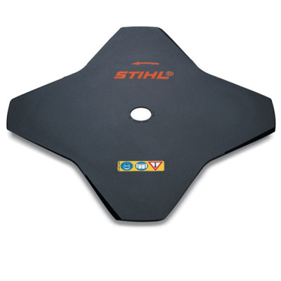 Disco di taglio a quattro punte per decespugliatore taglia erba in acciaio FS/FR cod.4001 713 3801 - ORIGINALE STIHL