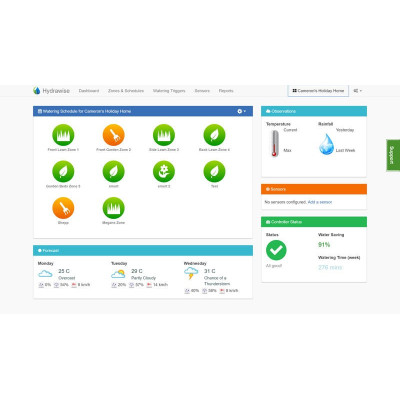 Programmatore HC 6 Stazioni Hunter con software basato su web Hydrawise