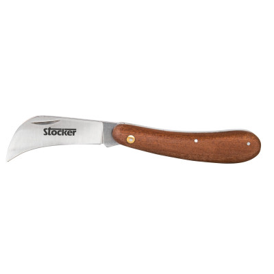 Coltello innesto roncola professionale manico in legno 18 cm - Stocker