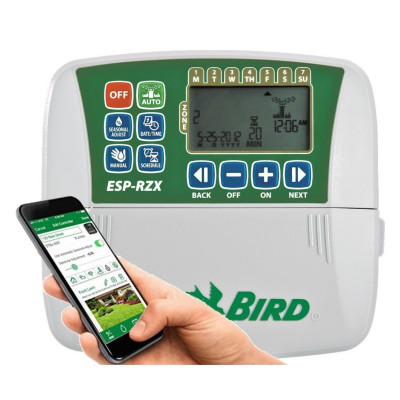 Programmatore centralina irrigazione Wi-Fi compatibile 8 stazioni Rain Bird serie RZXi - da interno