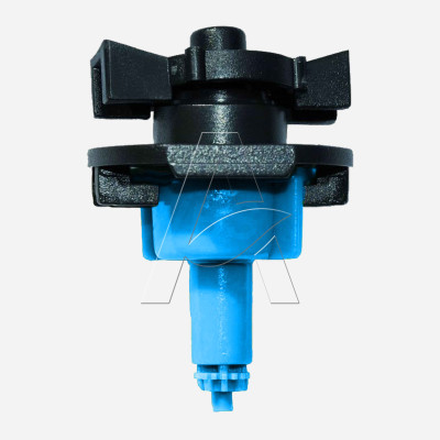 Minirrigatore monogetto antinsetto a testa in su con filtro ugello integrale - ugello 0,8 mm - azzurro