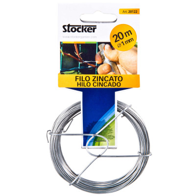 Filo zincato Stocker - diametro 1 mm x 20 m