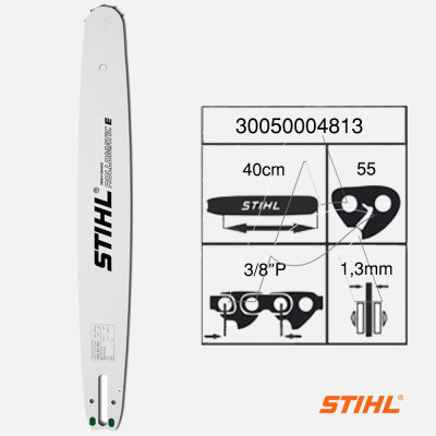 SPRANGA DI GUIDA ROLLOMATIC E 40cm(16") - 3/8" - 1,3mm (3005 000 4813) - ORIGINALE STIHL